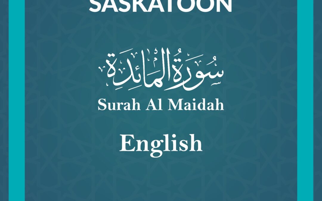 DL_Surah Al Maidah English-Saskatoon